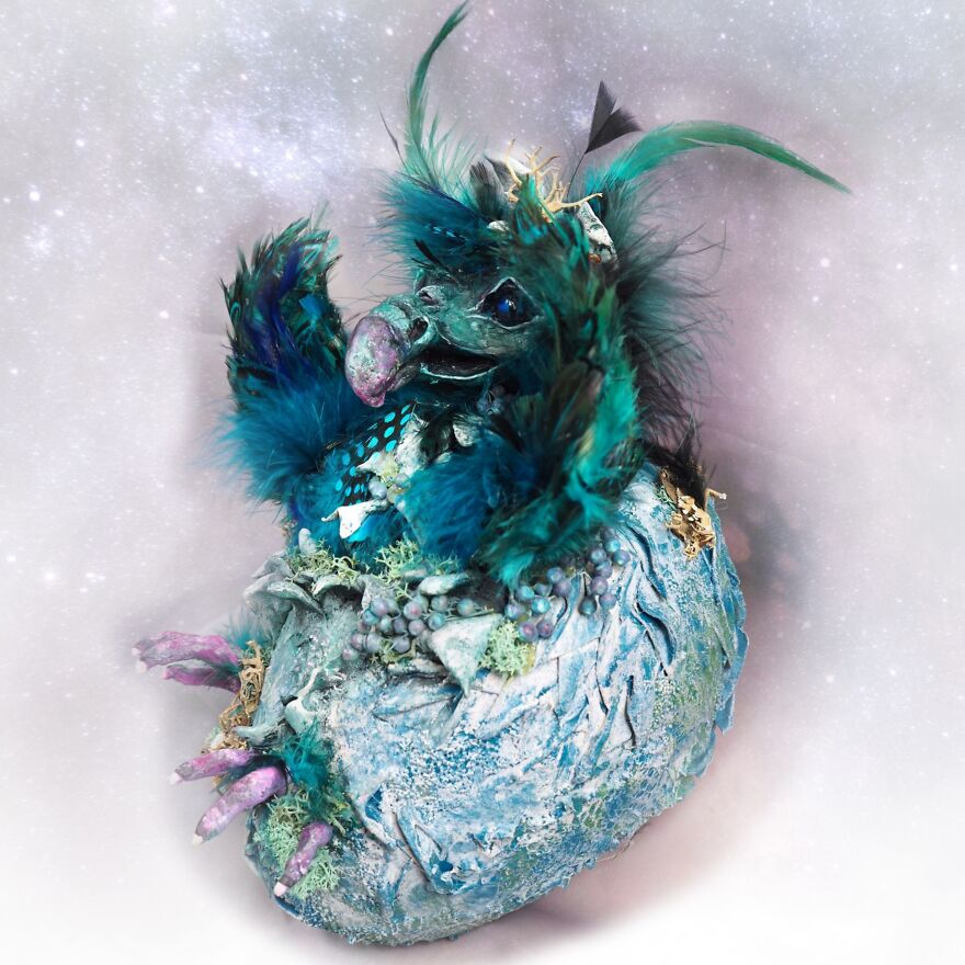 Old Big Damaged Decorative Easter Eggs, Still Make Lovely Dragon Eggs