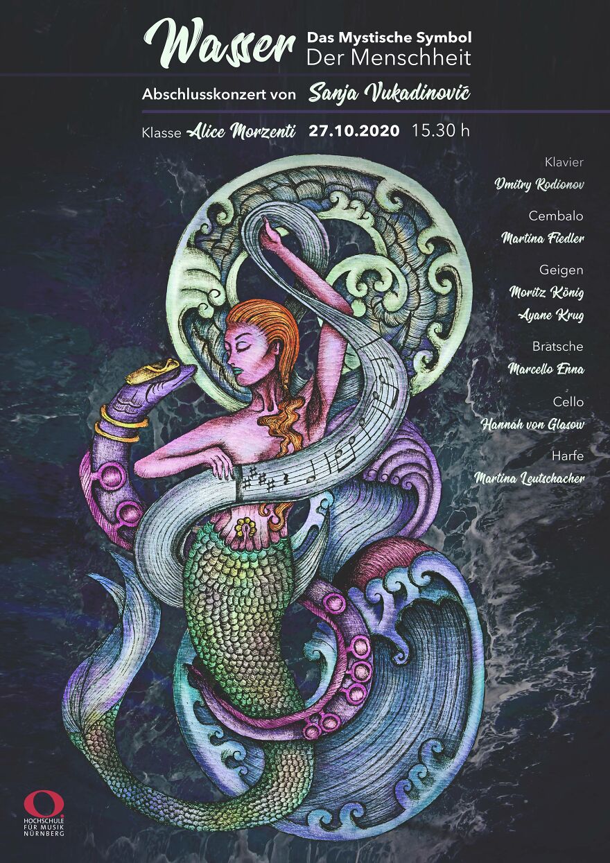 La Tempesta Di Mare: My Illustration Inspired By Vivaldi