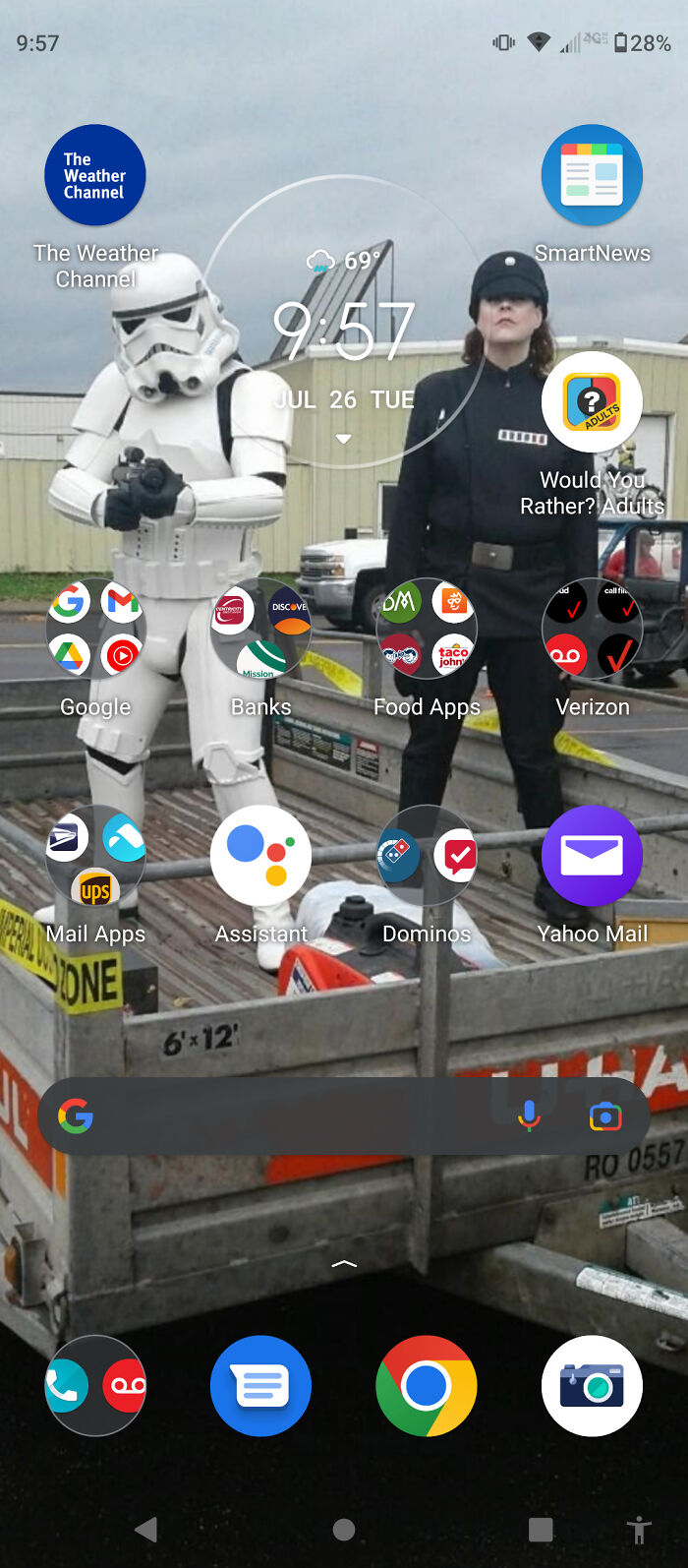 Me And My Wife After A Parade