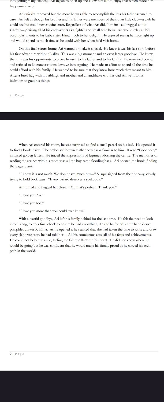 Literally Just Finished A Dnd Backstory Commission :)