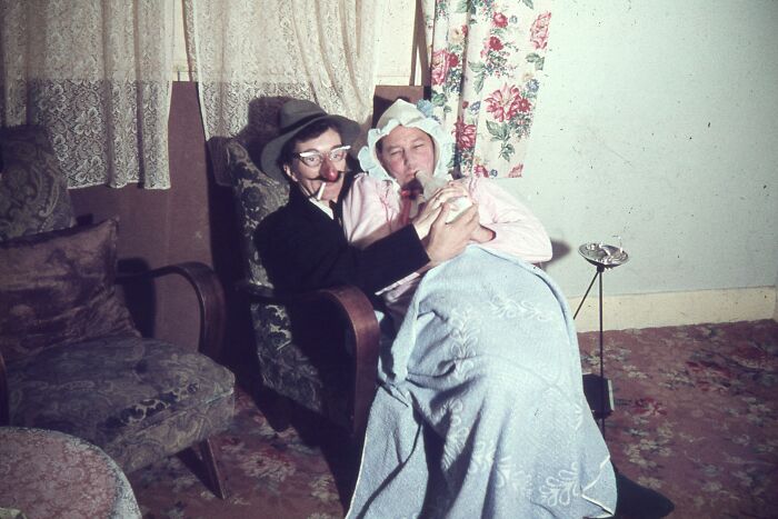 I Have So Many Family History Pictures I Haven't Catalogued Them All, But This Is One Of The Funniest Of My Grandparents. I Never Heard The Context :)