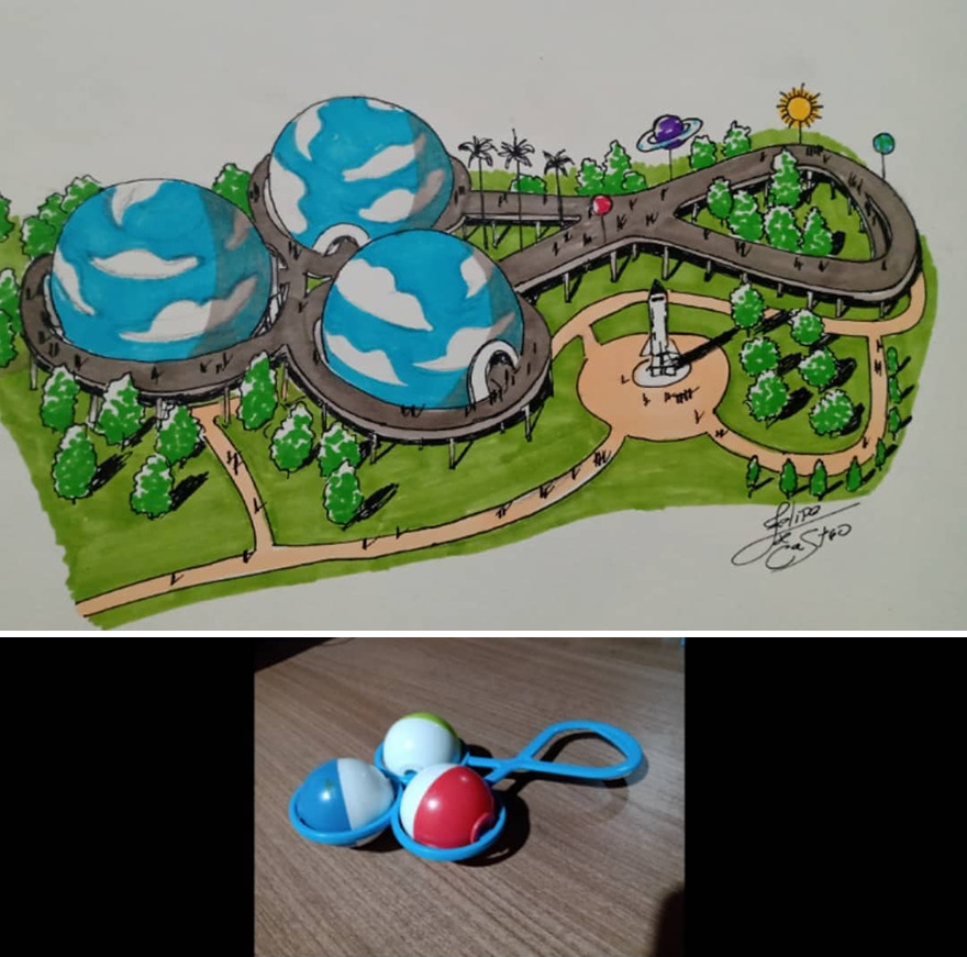 This Architect Draws Buildings From Objects (50 New Pics)