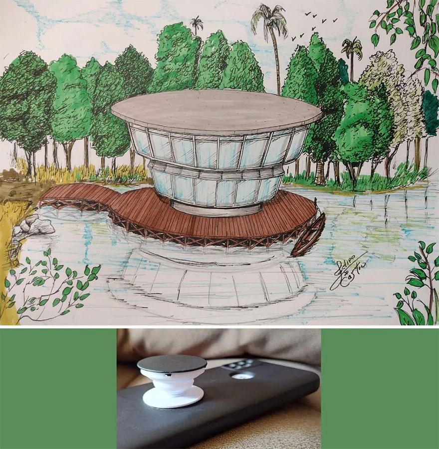 This Architect Draws Buildings From Objects (50 New Pics)