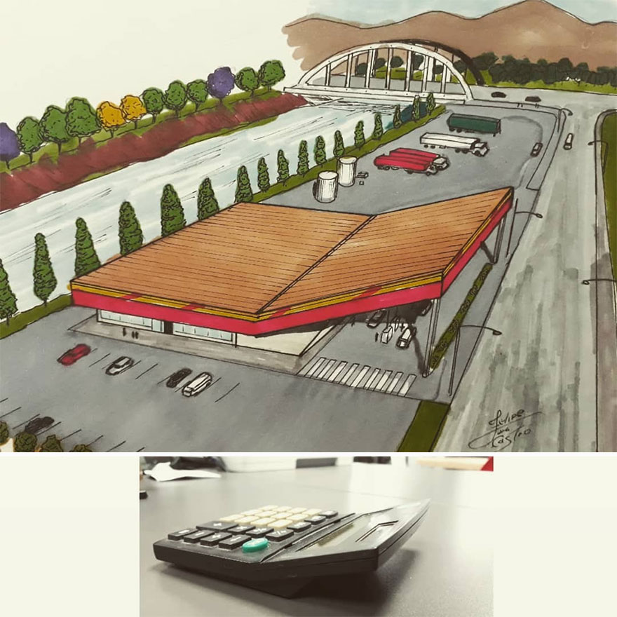 This Architect Draws Buildings From Objects (50 New Pics)