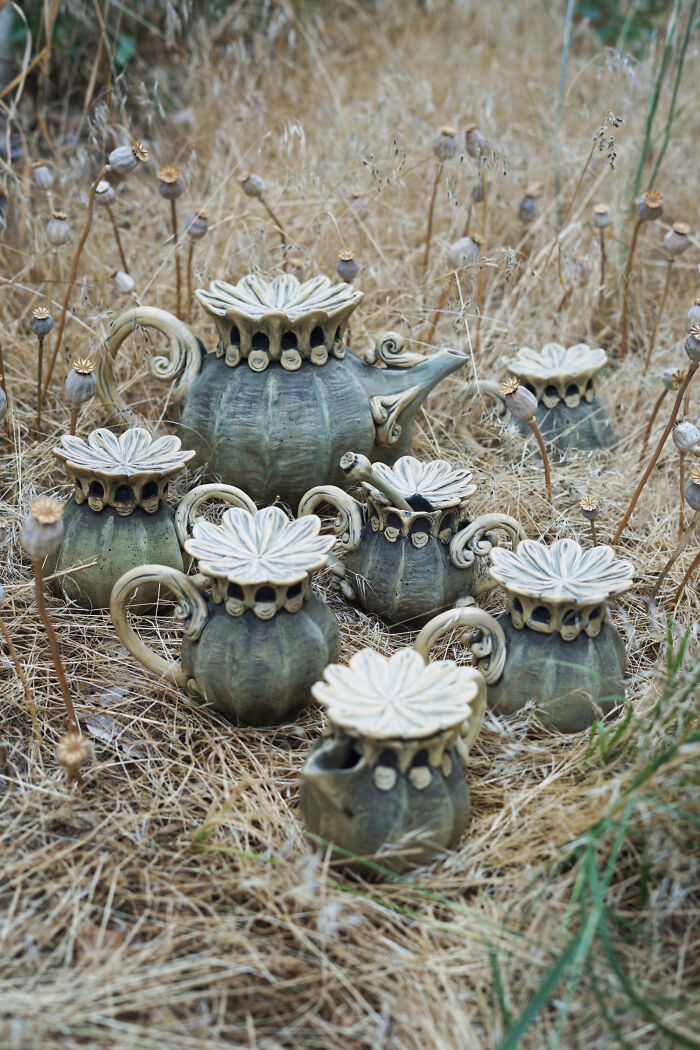 Poppy Inspired Tea Set