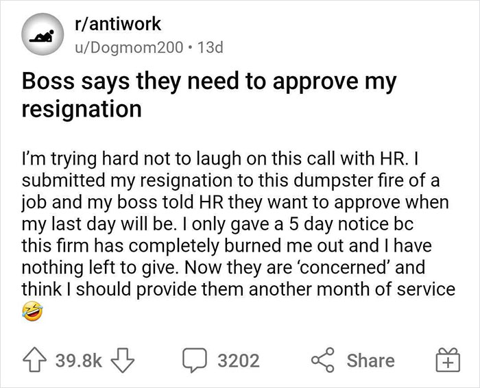 “So What Will You Do? Fire Me?”: 35 People Share Their Most Absurd Resignation Stories - 1