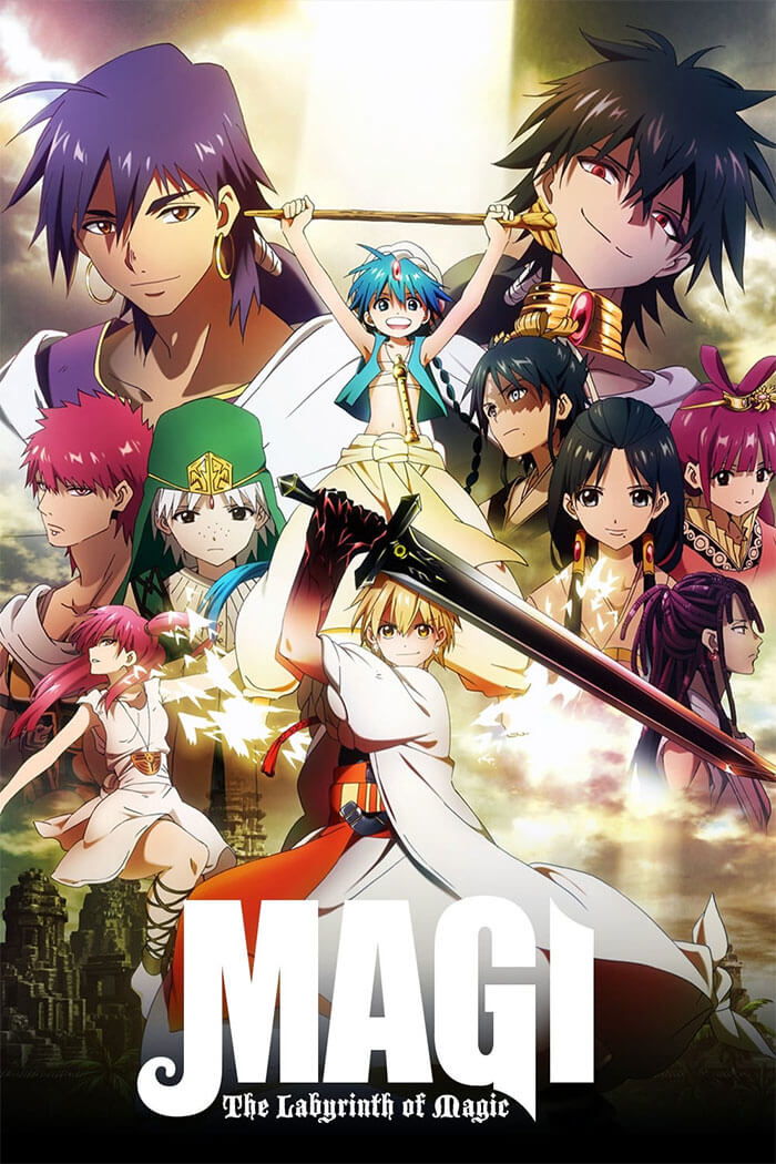 Poster for Magi: The Labyrinth of Magic anime