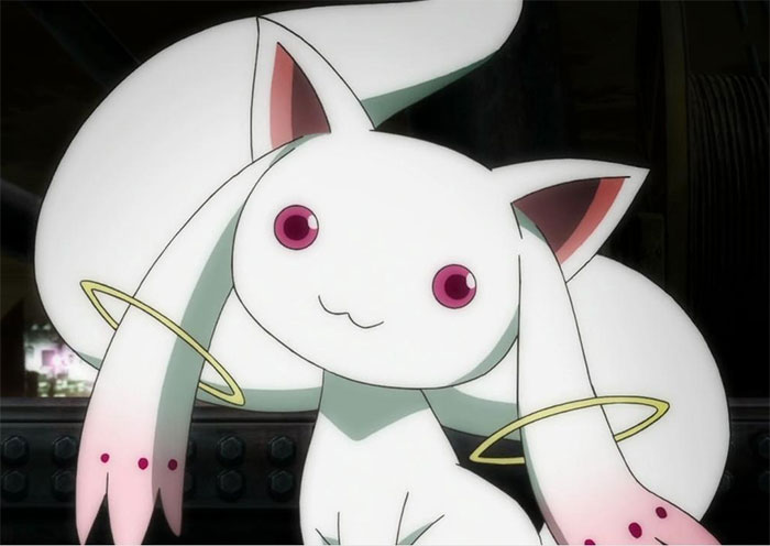 Kyubey smiling