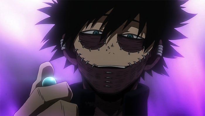 Dabi smiling and holding marble