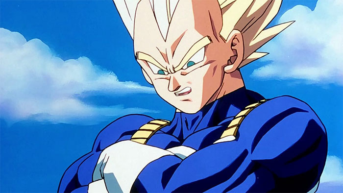 Vegeta super saiyan one