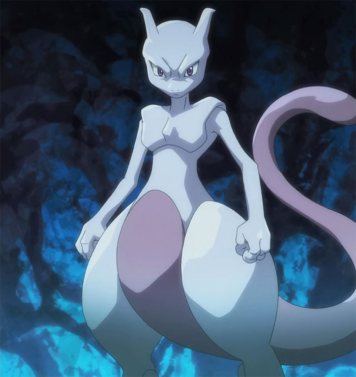 Mewtwo looking