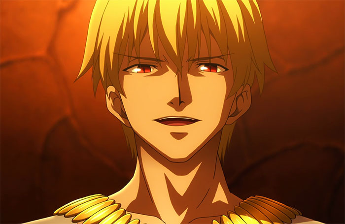 Gilgamesh Fate/Stay Night looking