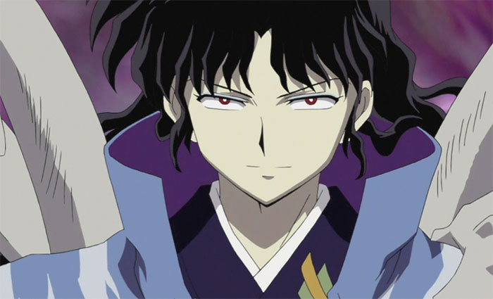 Naraku smiling