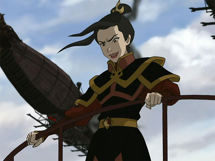 Azula angry smile
