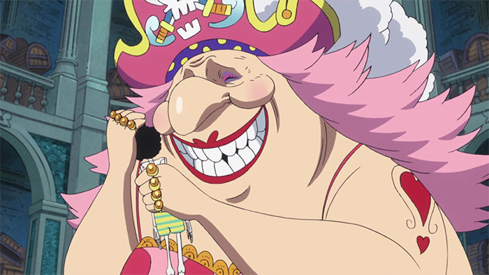 Big Mom holding Brook