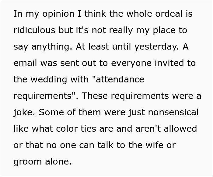 Bride-To-Be Sets Out &lsquo;Requirements&rsquo; For Her Guests That Are So Ridiculous, Her Brother Decided Not To Attend
