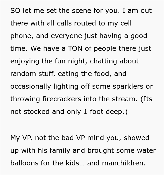 "You Guys Don’t Have Lives": Entitled VP Demands Employees Work On The 4th Of July, Regrets It When They Throw A $6,000 Office Party "You Guys Don’t Have Lives": Entitled VP Demands Employees Work On The 4th Of July, Regrets It When They Throw A $6,000 Office Party