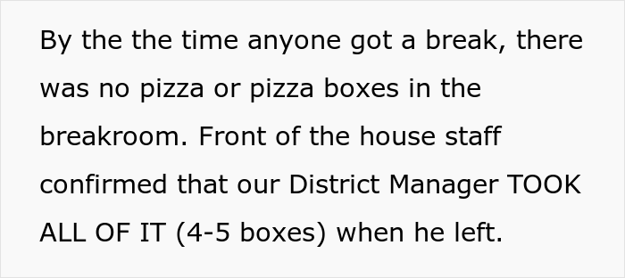 High-Paid Yet Freebie-Loving Top Manager Comes For Office Checkup, Sees Some Pizzas Bought For Staff And Steals It All - 4