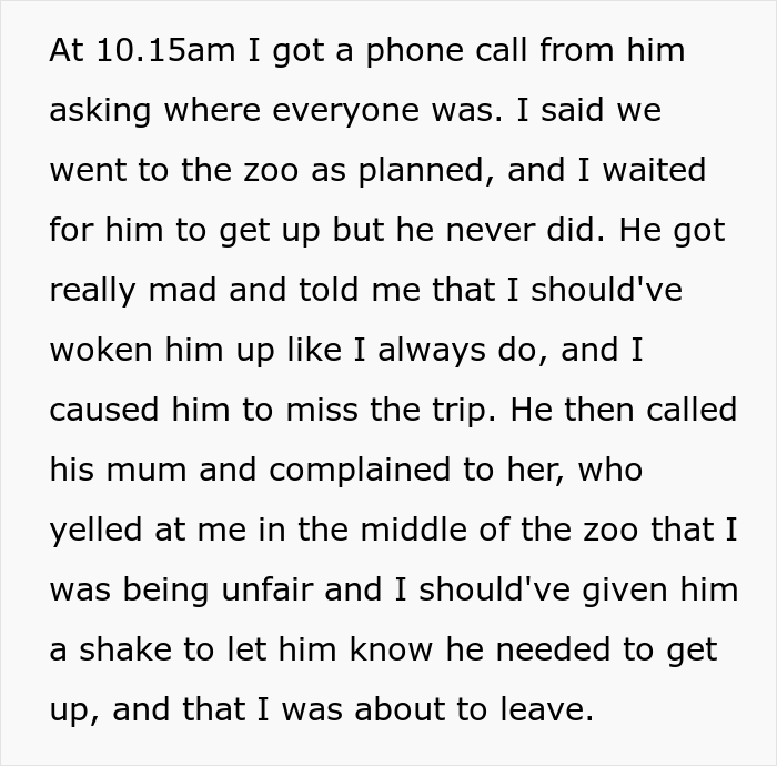 Man Gets Mad After Missing A Family Trip Because He Wasn&rsquo;t Woken Up In Time, Hears The Harsh Truth About Failing To Help The Family