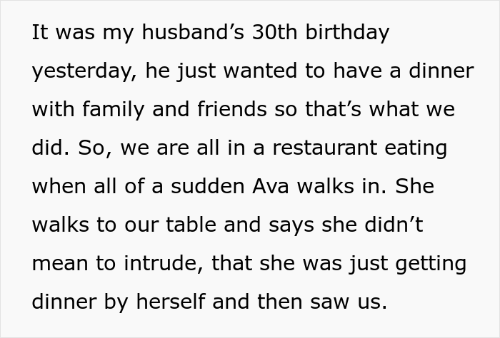 Wife Offers Her Seat To Husband's Female Friend Who Previously Confessed She Had Feelings For Him And Goes Home, Husband Is Mad She Ruined His 30th Birthday