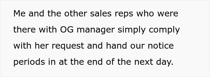 New Manager &ldquo;Asks For The Resignation Of Anyone Who Doesn't Believe Her Way Will Work By 5 PM The Next Day&rdquo;, Sales Rep Team Resigns On The Spot