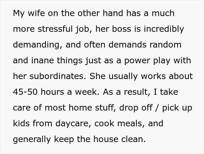 &ldquo;AITA For Telling My Wife My Job Has To Come Before Hers?&rdquo;