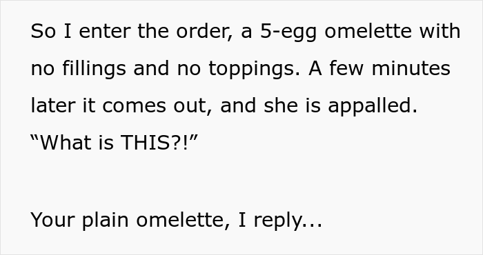 Karen Has To Learn What Omelette Is After Causing An Embarrassing Scene At A Restaurant For Being Served Exactly What She Ordered Karen Has To Learn What Omelette Is After Causing An Embarrassing Scene At A Restaurant For Being Served Exactly What She Ordered