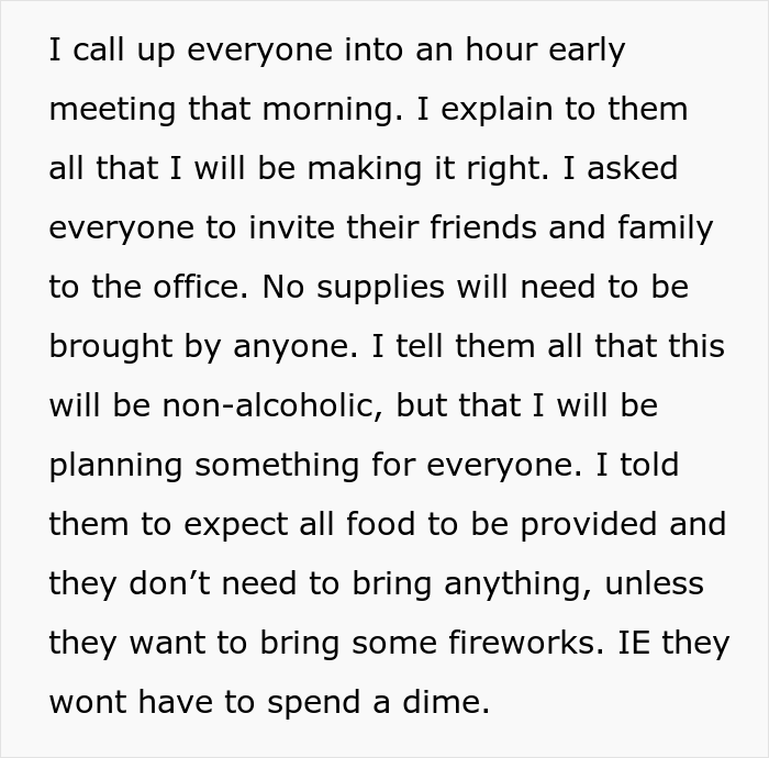"You Guys Don’t Have Lives": Entitled VP Demands Employees Work On The 4th Of July, Regrets It When They Throw A $6,000 Office Party "You Guys Don’t Have Lives": Entitled VP Demands Employees Work On The 4th Of July, Regrets It When They Throw A $6,000 Office Party
