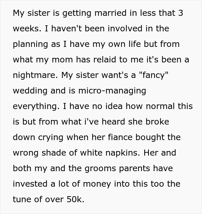Bride-To-Be Sets Out &lsquo;Requirements&rsquo; For Her Guests That Are So Ridiculous, Her Brother Decided Not To Attend