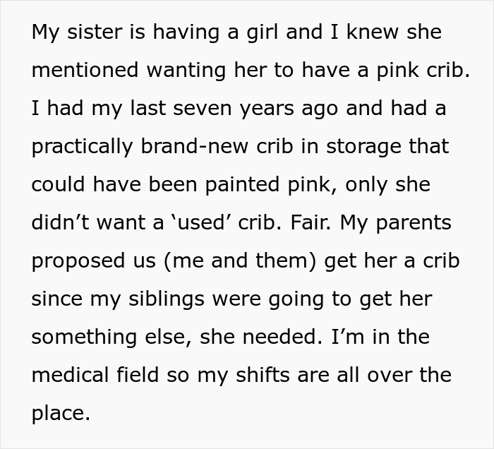 "She Calls Me Selfish": Spoiled Mother Wants An $8k Baby Crib, Her Sister Refuses, Starting A Family Drama