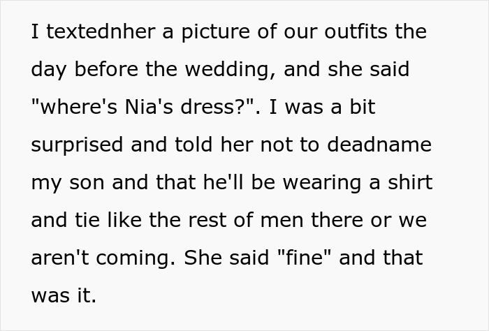 “Am I The Jerk For Storming Off From My Sister’s Wedding After She Deadnamed My Son?” “Am I The Jerk For Storming Off From My Sister’s Wedding After She Deadnamed My Son?”