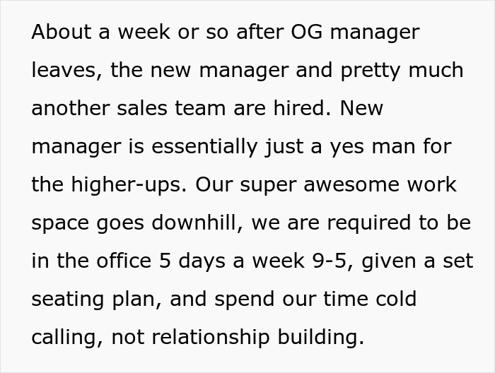 New Manager &ldquo;Asks For The Resignation Of Anyone Who Doesn't Believe Her Way Will Work By 5 PM The Next Day&rdquo;, Sales Rep Team Resigns On The Spot