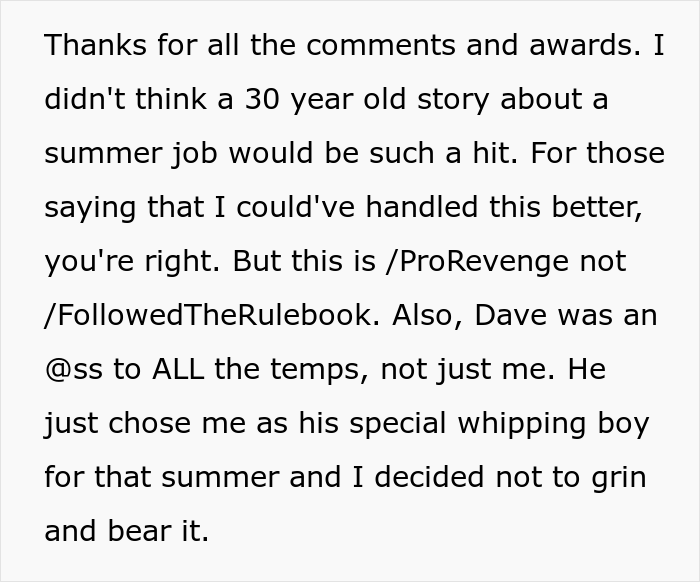 Incompetent Mailman Deliberately Leaves All The Heavy Stuff For A Temporary Worker Who Nails The Route And Gets Him Fired - 22