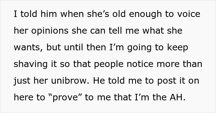 “Am I The Jerk For Shaving My Baby’s Unibrow?” - 10