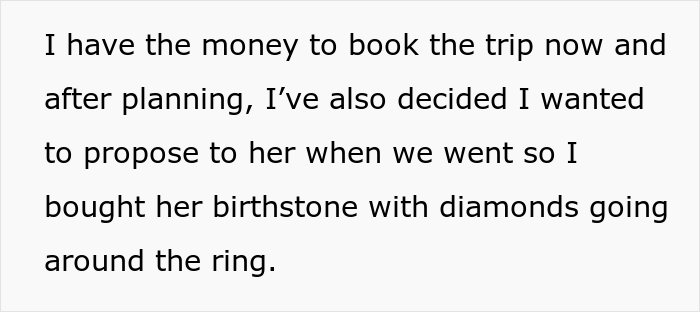 Guy Plans To Pop The Question During A Long-Awaited Vacation, Mother Throws A Tantrum Because He Refused To Take Her - 3