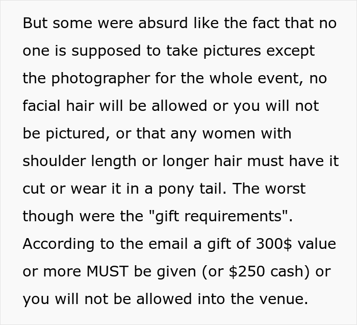 Bride-To-Be Sets Out &lsquo;Requirements&rsquo; For Her Guests That Are So Ridiculous, Her Brother Decided Not To Attend