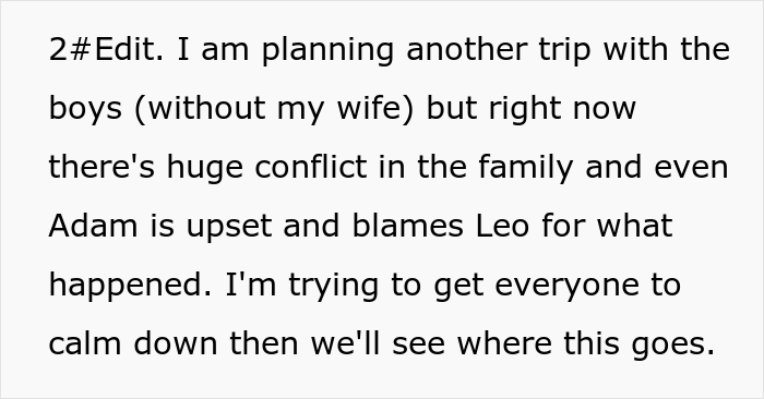 Woman Secretly Cancels Family Trip For One Stepson, Gets Mad When The Dad Calls Off Vacation For The Whole Family
