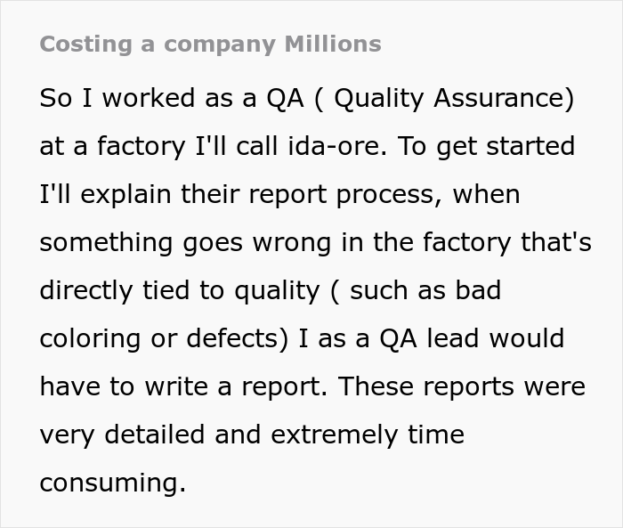 Employee Maliciously Complies With Boss’s Request To Do Other People's Job, "Costing A Company Millions" Employee Maliciously Complies With Boss’s Request To Do Other People's Job, "Costing A Company Millions"