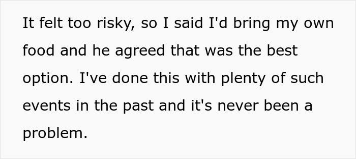  Woman Brings Her Own Food To A Vegan Wedding Because The Couple Didn't Want To Cater To Her Specific Diet, Drama Ensues - 7
