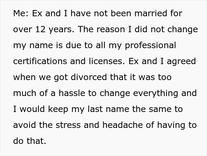 Man Contacts Ex Asking Her To Reconsider After She Refused To Change Her Surname When His New Wife Demanded Her To Do So - 9