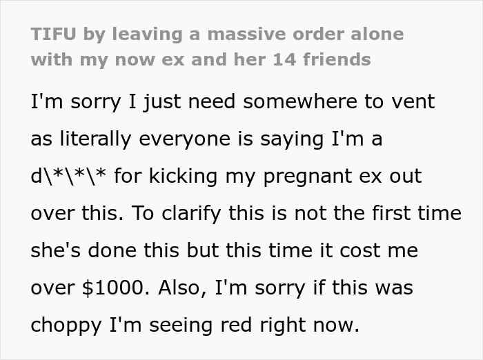 Baker Finds Out That His Girlfriend And 14 Of Her Friends Ate $1000 Worth Of Pastries His Team Made, Threatens To Take Legal Action - 2