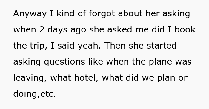 Guy Plans To Pop The Question During A Long-Awaited Vacation, Mother Throws A Tantrum Because He Refused To Take Her - 6