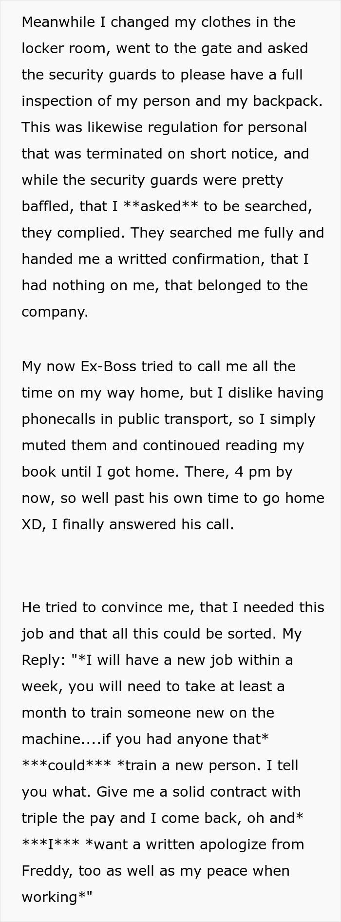 Boss Shows Up With Termination Letter In Hopes Of Worker Apologizing For “Bullying” His Colleague, He Signs The Papers And Takes The Whole Department Down - 27