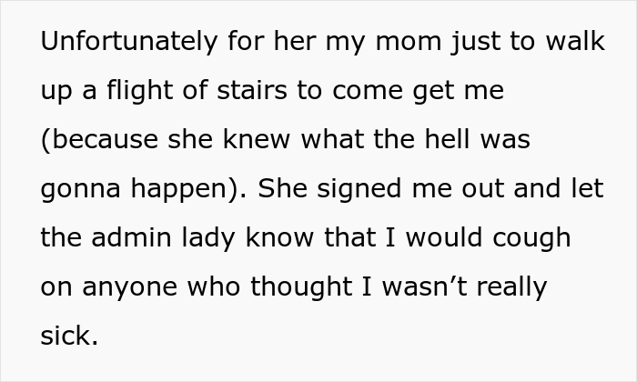 Mom Is Tired Of Calls From School Demanding She Bring Her Daughter To Class Because They Don't Believe She's Actually Sick, So She Maliciously Complies