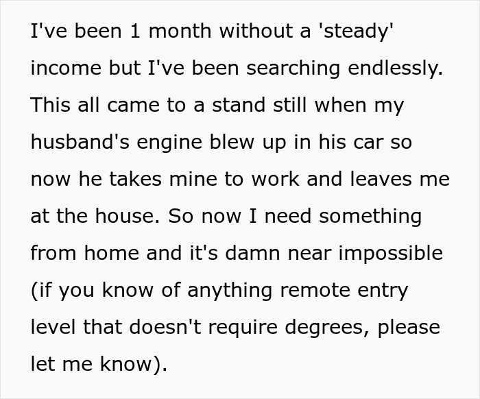 Woman Is Fed Up With Husband’s Snarky Comments About Her Finances, So She Withdraws All Her Money, Leaving Him With $900 - 4