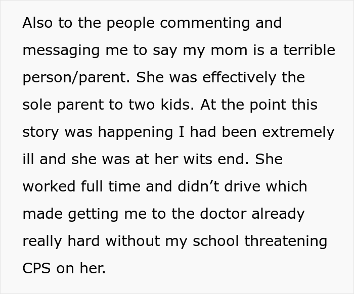 Mom Is Tired Of Calls From School Demanding She Bring Her Daughter To Class Because They Don't Believe She's Actually Sick, So She Maliciously Complies