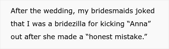 Bride Wanted To Wear Her Mom's Wedding Gown To Her Own Wedding, Bridesmaid "Accidentally" Spilled Wine On It Bride Wanted To Wear Her Mom's Wedding Gown To Her Own Wedding, Bridesmaid "Accidentally" Spilled Wine On It