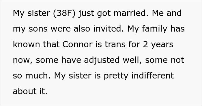 “Am I The Jerk For Storming Off From My Sister’s Wedding After She Deadnamed My Son?” “Am I The Jerk For Storming Off From My Sister’s Wedding After She Deadnamed My Son?”