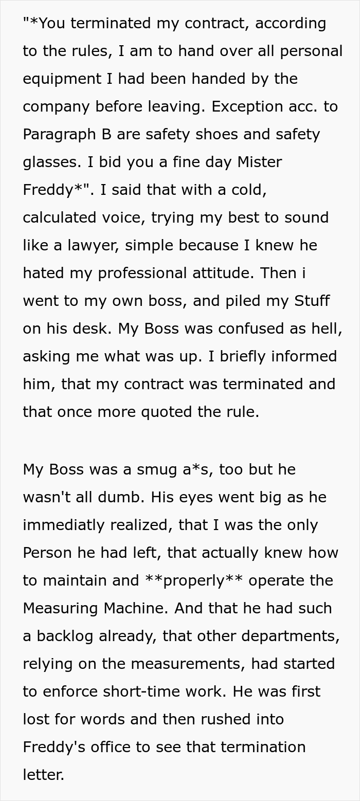 Boss Shows Up With Termination Letter In Hopes Of Worker Apologizing For “Bullying” His Colleague, He Signs The Papers And Takes The Whole Department Down - 26