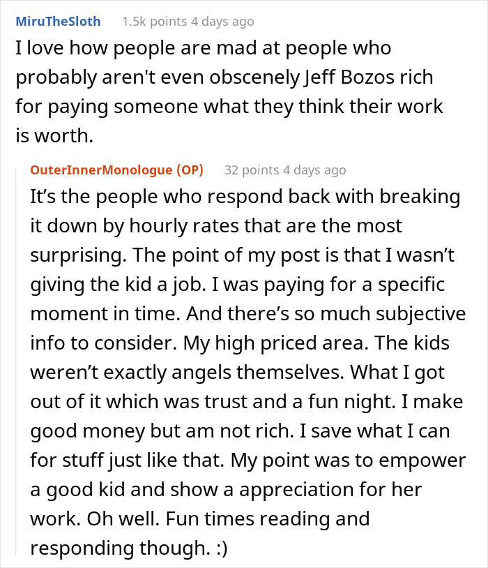 First-Time Babysitter 'Loses Her Mind' After Parent Pays Her $330 More Than Expected First-Time Babysitter 'Loses Her Mind' After Parent Pays Her $330 More Than Expected